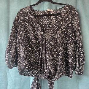 Lovestitch Vibrant Print Blouse